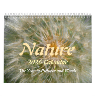 Nature The Year In Pictures And Words 2026 Calendar