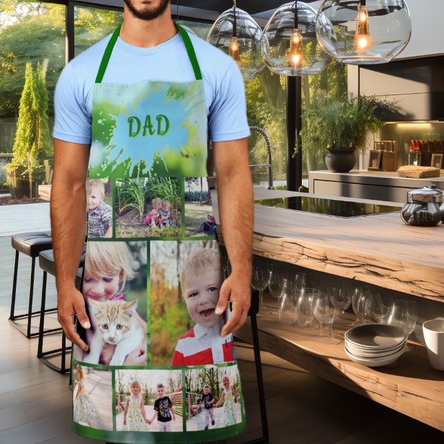 Nature Themed Multi-photo Dad Mom Apron (Creator Uploaded)