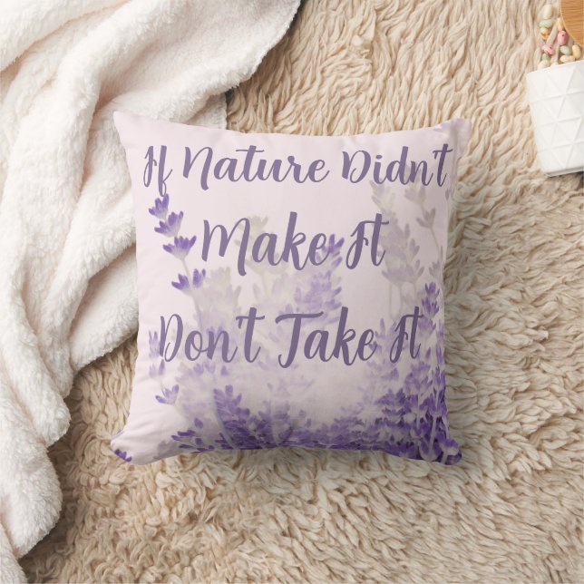 Nature Throw Pillow (Blanket)