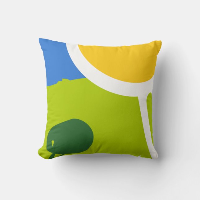Nature Throw Pillow (Front)