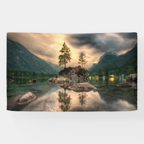 Nature Travels _ Water Mountains Landscape Banner