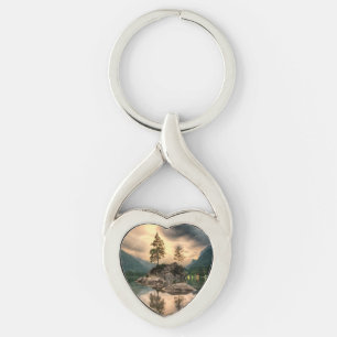 Nature Travels - Water Mountains Landscape Keychain
