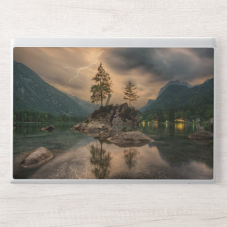 Nature Waters Lake Island Thunderstorm HP Laptop Skin
