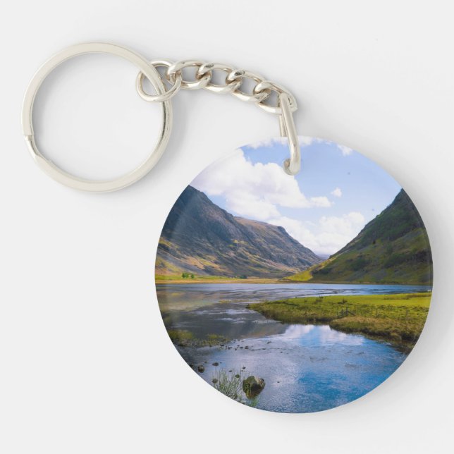 nature wiew,mountain keychain (Front)