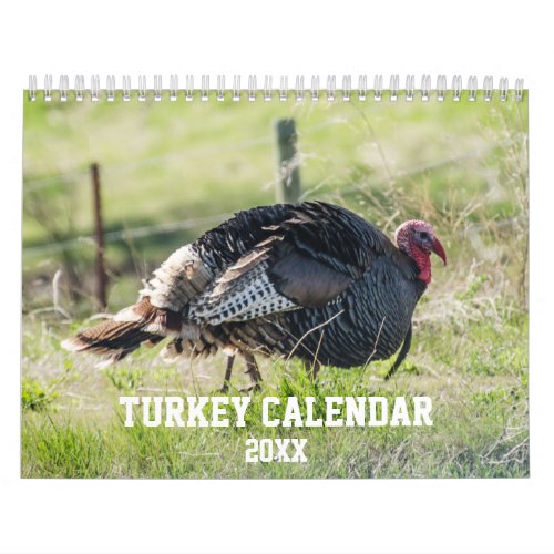 Nature Wild Turkey Calendar