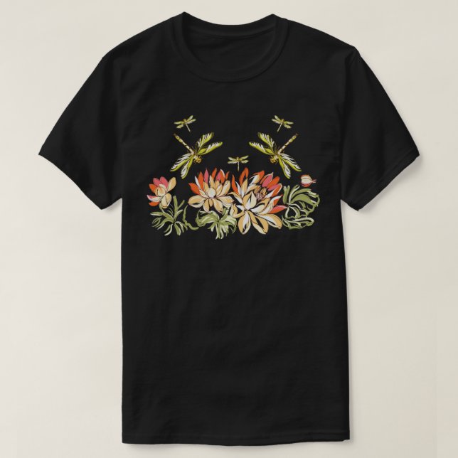 Nature Wildlife Gift Dragonfly T-Shirt (Design Front)