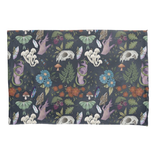 Nature Witch Pillow Case (Front)