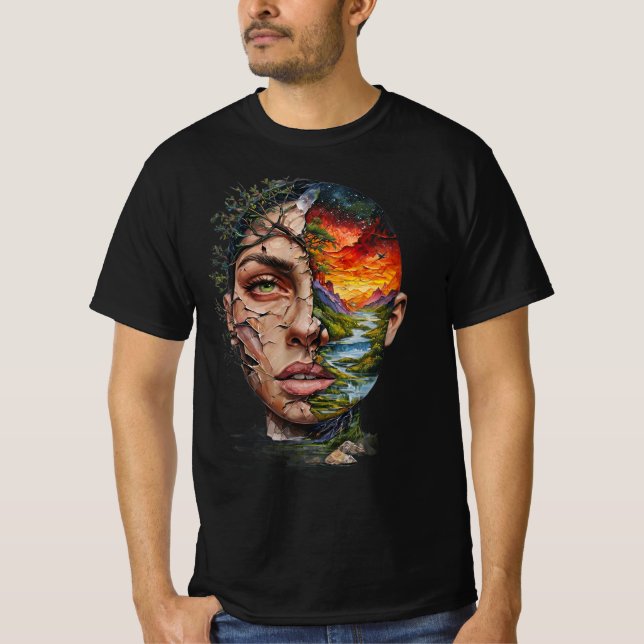 "Nature Within Her" T-Shirt (Front)