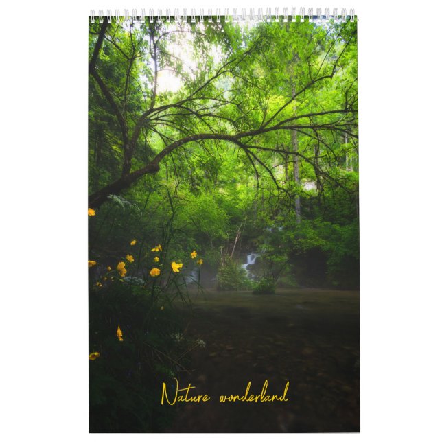 Nature wonderland v4 landscape photo calendar (Cover)