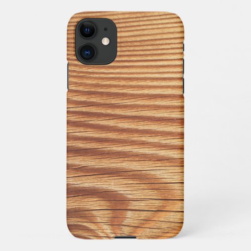 Nature Wood Wooden Board Brown Textures iPhone 11 Case