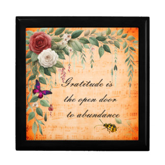 Nature Wooden Jewelry Keepsake Box