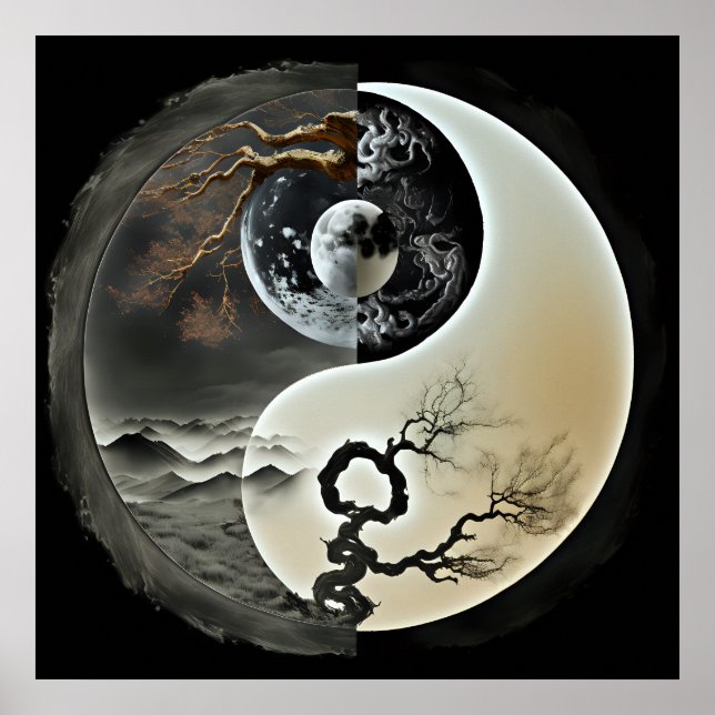 Nature Yin and Yang Poster (Front)