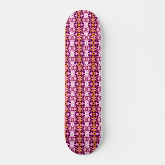 NATURES ART GARDEN FLOWERS SKATEBOARD DECK (Front)