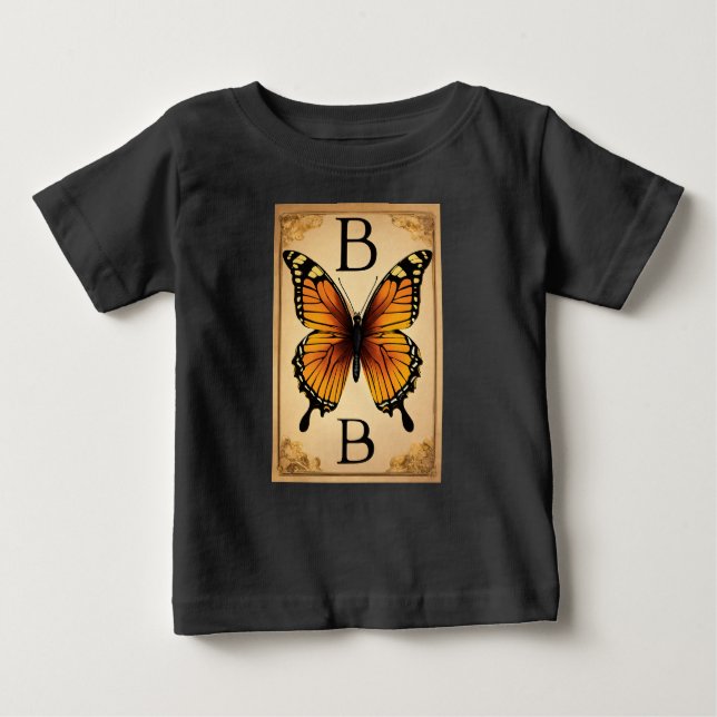 Nature's Artistry: Butterfly Specimens Baby T-Shirt (Front)