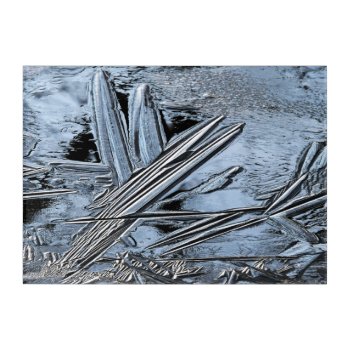 Nature's Artistry Lake Ice #2 Acrylic Print by WackemArt at Zazzle