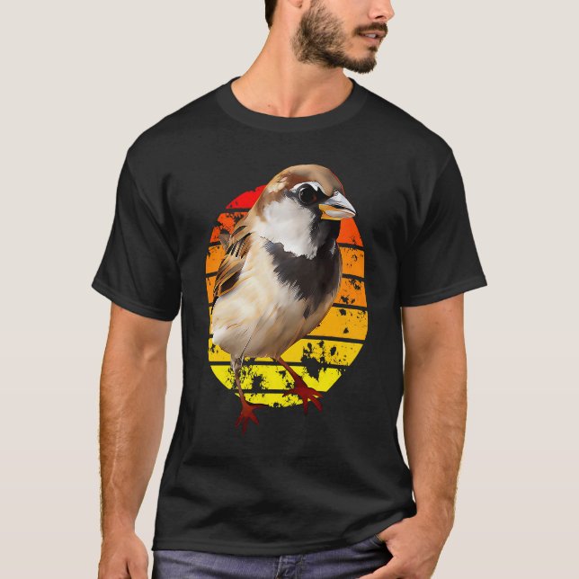 Nature's beauty  House Sparrow T-Shirt (Front)