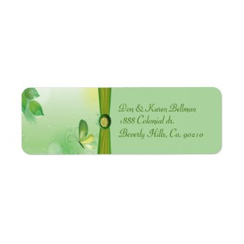 Natures Beauty With Butterfly Label by StarStruckDezigns at Zazzle
