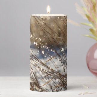 Nature's Bling • 3x6 Pillar Candle