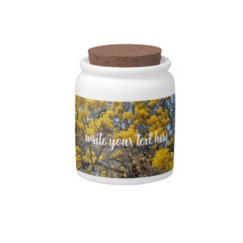 Nature's bloom candy jar