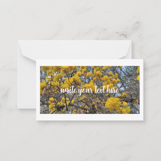 Nature's bloom note card (Front)
