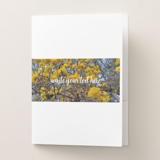 Nature's bloom pocket folder (Front)