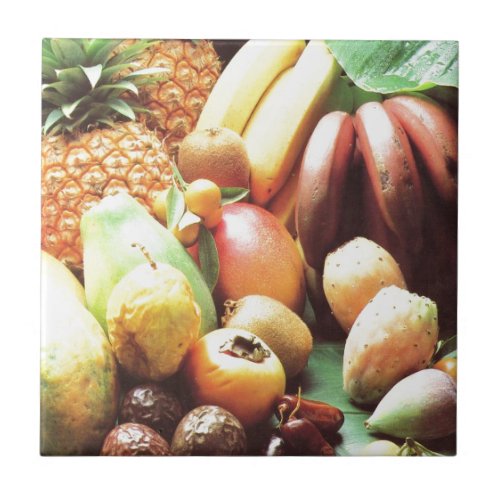 Natures bounty fruit and vegetables tile