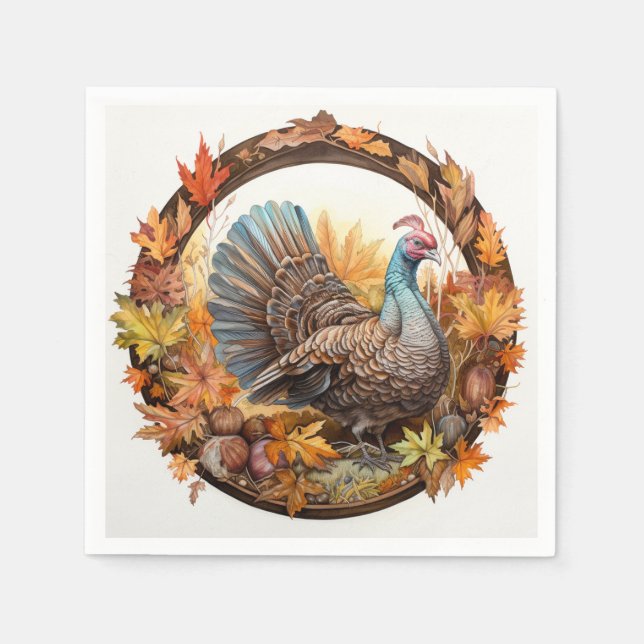 Nature's Bounty: Harvest Delights Napkins (Front)