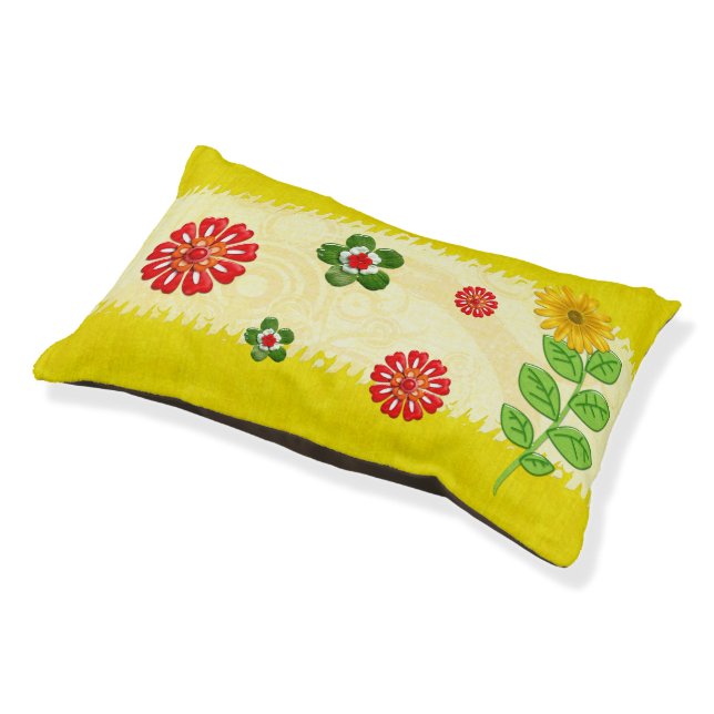 Natures Bounty Jeweled Pet Bed (Angled)