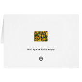 Nature's Bouquet Series (Fall) Cards (Back Horizontal)