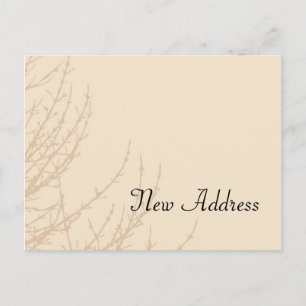 Nature's Branches Change of Address Announcement Postcard