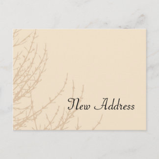 Nature's Branches Change of Address Announcement Postcard