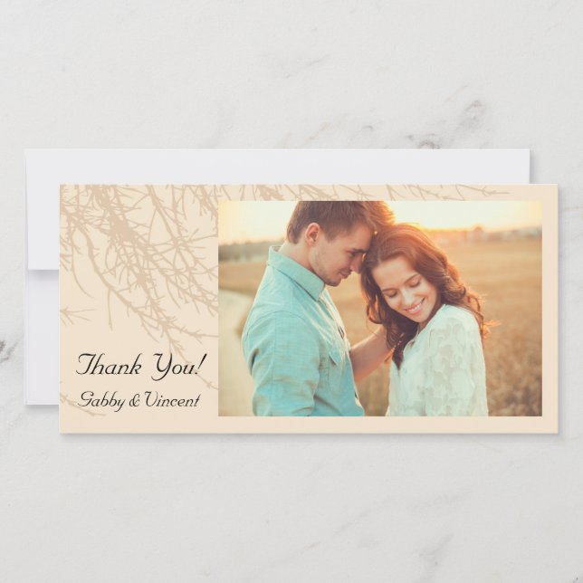 Nature's Branches Thank You Card (Front)