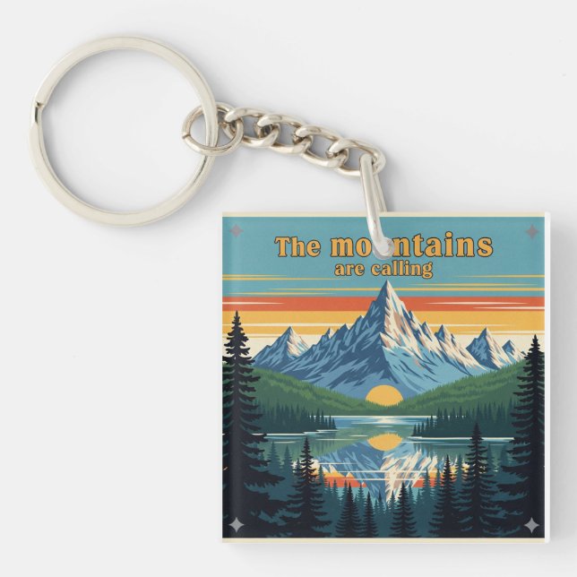 "Nature's Call" Keychain (Front)