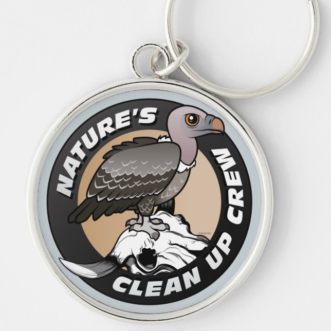 Nature's Clean Up Crew Keychain (Front)
