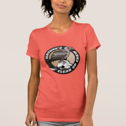 Nature's Clean Up Crew Women's American Apparel Fine Jersey Short Sleeve T-Shirt