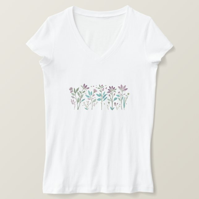 Nature's Colorful Bouquet T-Shirt (Design Front)