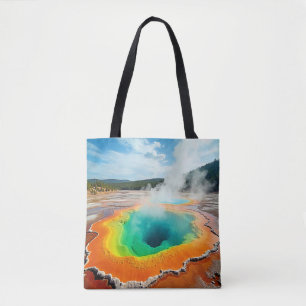 Nature's Colorful Hot Spring Art Tote Bag