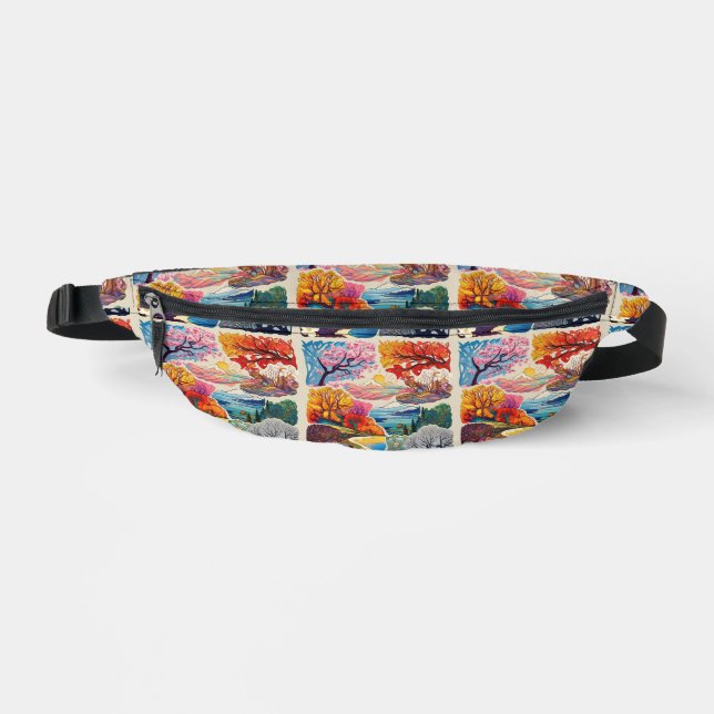 "Nature's Colorful Journey" Fanny Pack (Front)