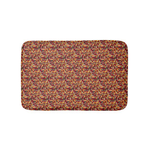 Nature's Colors Warm Earth Tone Bath Mat