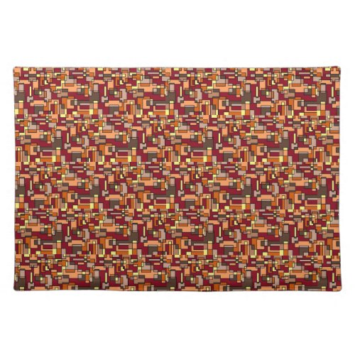Natures Colors Warm Earth Tone Cloth Placemat