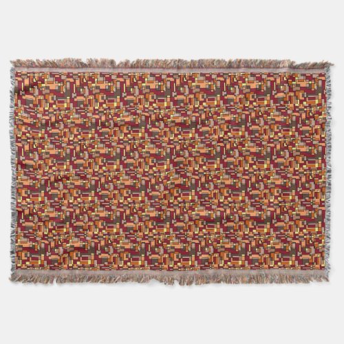 Natures Colors Warm Earth Tone Throw Blanket