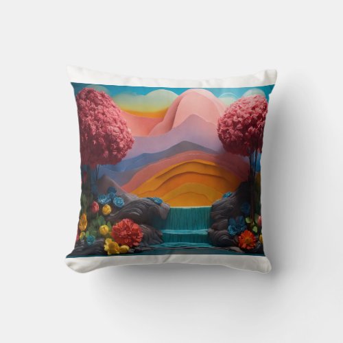 Natures Comfort Custom Printed Pillow Throw Pillow