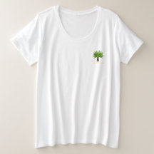 Nature's Crown Palm Tree Plus Size T-Shirt