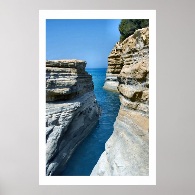 Natures Cut - Corfu Island Seascape Posters (Front)