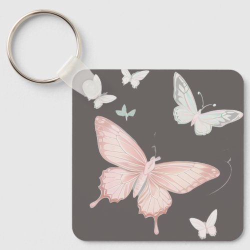  Natures Delicate Touch A Butterfly Ballet Keychain