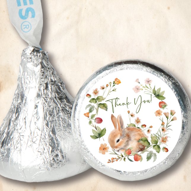Nature's Delight Bunny Baby Shower Hershey®'s Kisses® (Creator Uploaded)