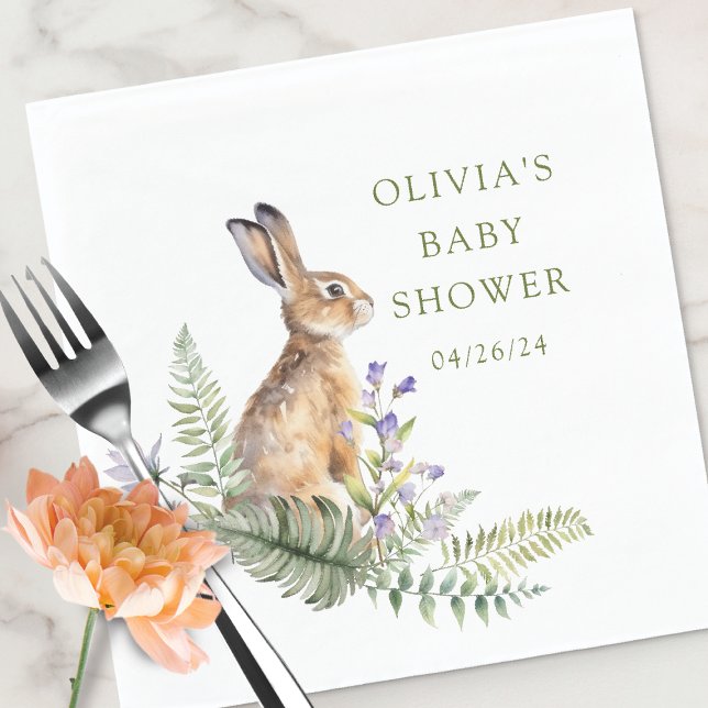 Nature's Delight Classic Rabbit Paper Napkin (Creator Uploaded)