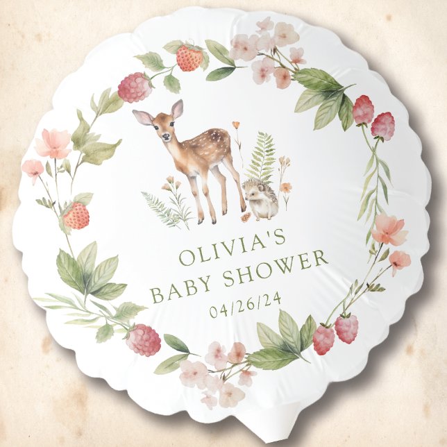 Nature's Delight Deer Baby Shower Balloon (Creator Uploaded)