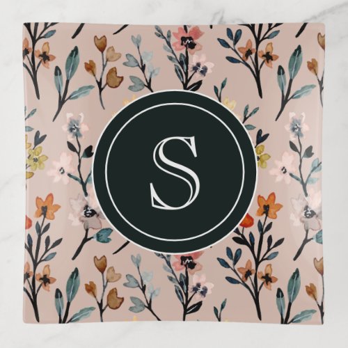 Nature's Elegance: Dusty Rose Boho Floral 