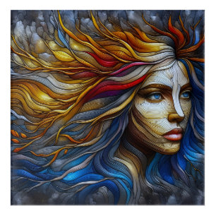 Nature's Embrace - AI Era Acrylic Print